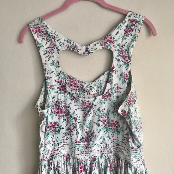 LC Lauren Conrad / Purple & White Floral Dress - Picture 9 of 10